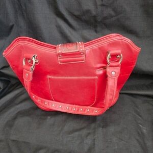 Montana West Vibrant Red Shoulder Bag